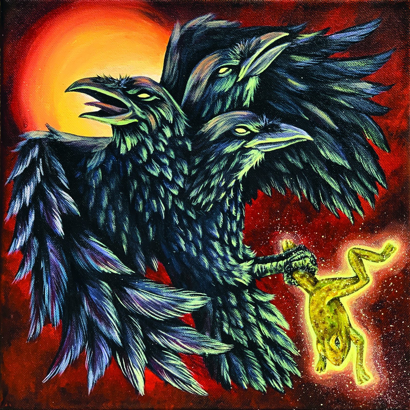 Three Witches painting by Agnes Hamilton